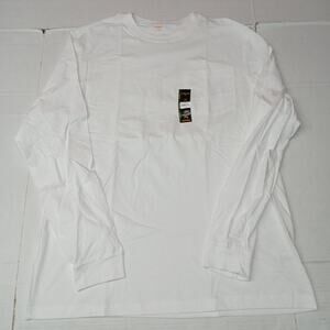 Brahma L/S Core Work T-Shirt Size XLT 46-48 White Pocket Tee